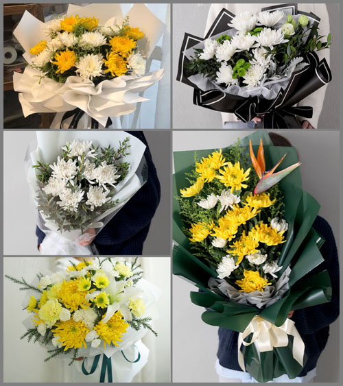 北京顺义区石园街道五里仓第二社区白事花束代送